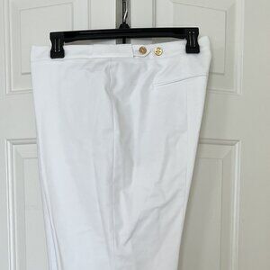 Calvin Klein white pants with gold buttons (Size 14 highline)
